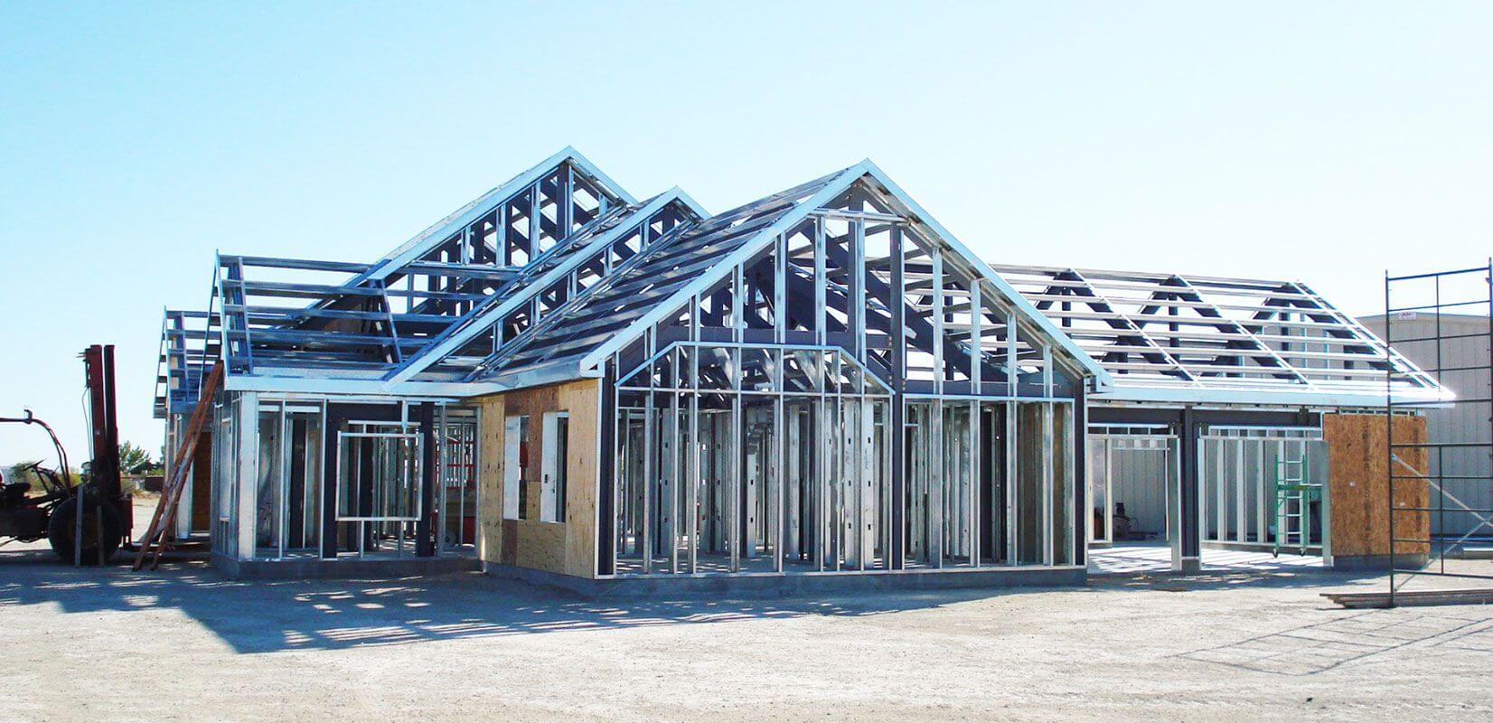 materiais do sistema steel frame
