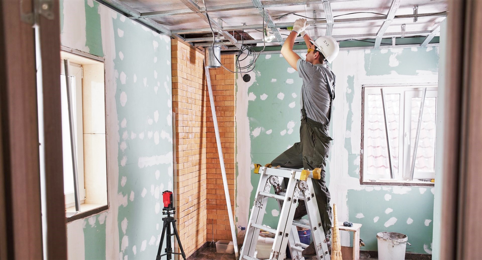 diferença entre drywall e steel frame